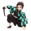 Demon Slayer Kamado Tanjiro Noodle Stopper PVC Statue 13 cm – sitzende Animefigur in Sammlerbox für Cup-Noodles und Regalkanten.