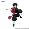 Demon Slayer Tomioka Giyu Noodle Stopper PVC Statue, 14 cm, offiziell lizenzierte Animefigur in sitzender Pose für Regalkanten und Cup-Noodles.