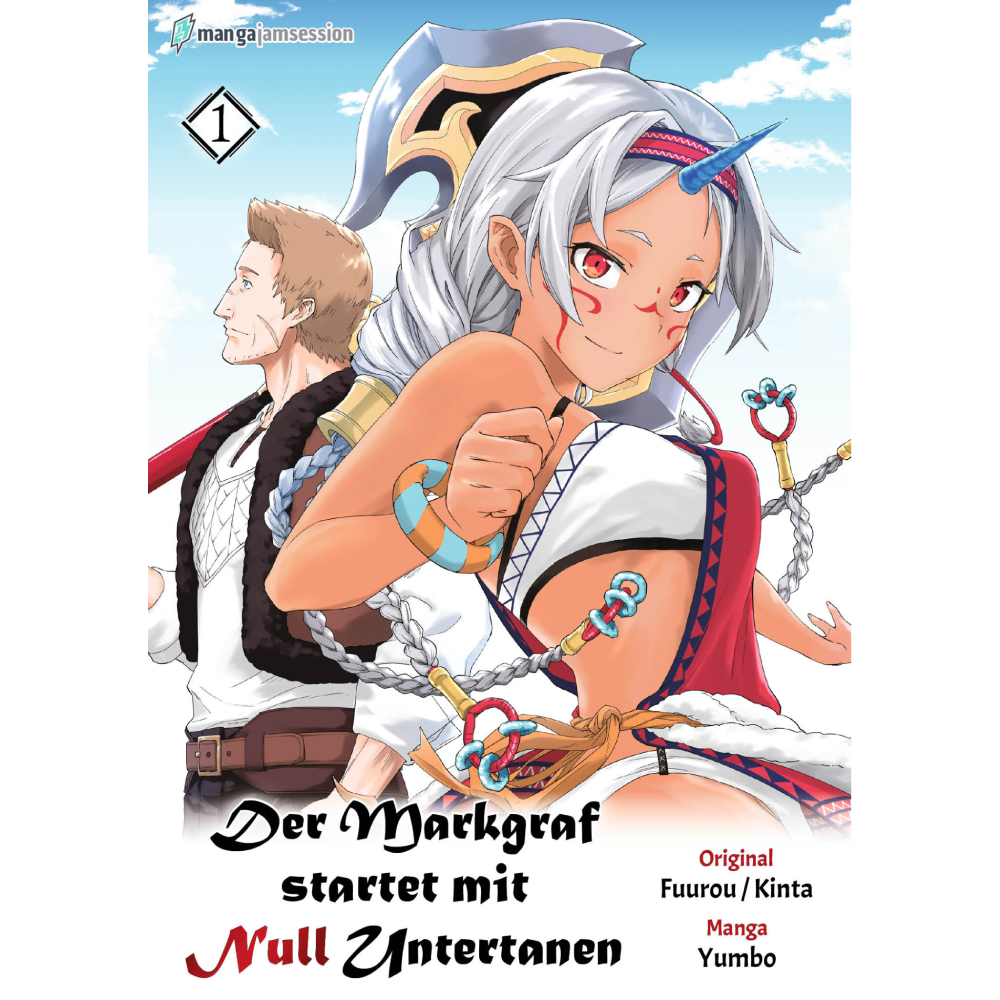 „Der Markgraf startet mit Null Untertanen“ Manga – Dias trifft das Volk der Gehörnten in einer Fantasy-Landesaufbau-Geschichte.