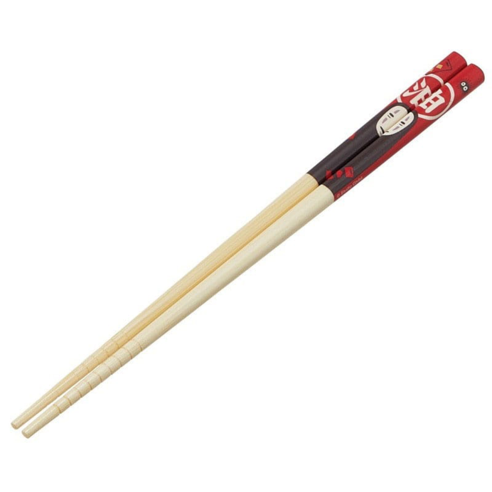 Chihiros Reise ins Zauberland Ghibli Essstäbchen No Face und Rußmännchen – 21 cm lange offizielle Ghibli Chopsticks aus Kunststoff.