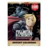Fullmetal Alchemist Adventskalender mit 25 Überraschungen – offizieller flacher Buchkalender mit Edward und Alphonse Elric.