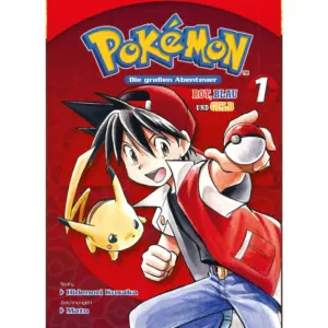 Cover des Mangas ›Pokémon – Die großen Abenteuer‹, deutsche Sammelbandausgabe von Panini.