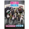 Undead Unluck Wandkalender 2026 mit 12 Anime-Artworks – offizielles Crunchyroll-Produkt.