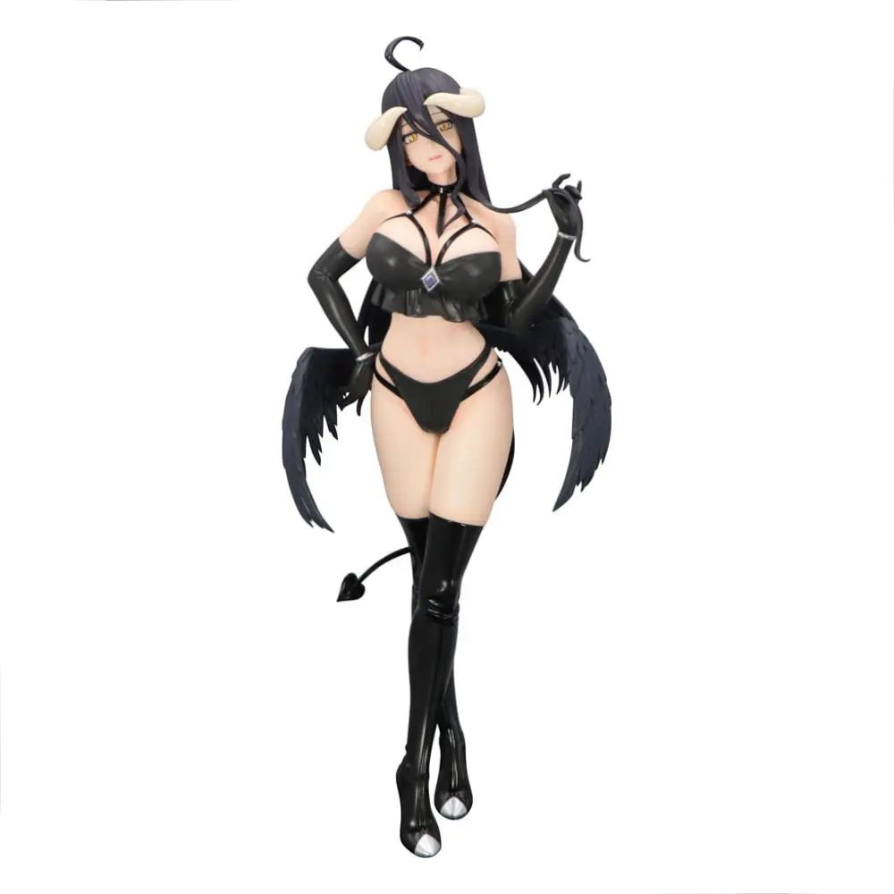 Overlord Albedo BiCute Dark Figur 26cm von FuRyu in schwarzem Bunny-Outfit mit Flügeln und Hörnern