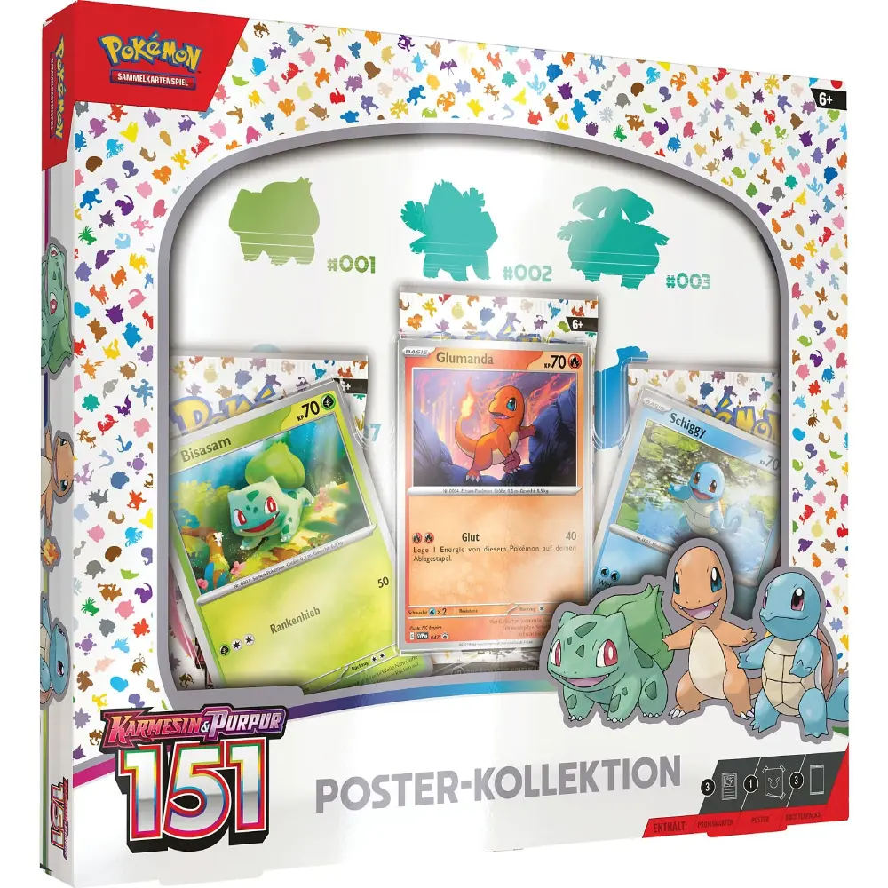 Pokémon TCG - KP03.5 - Karmesin Purpur - 151 - Poster Box
