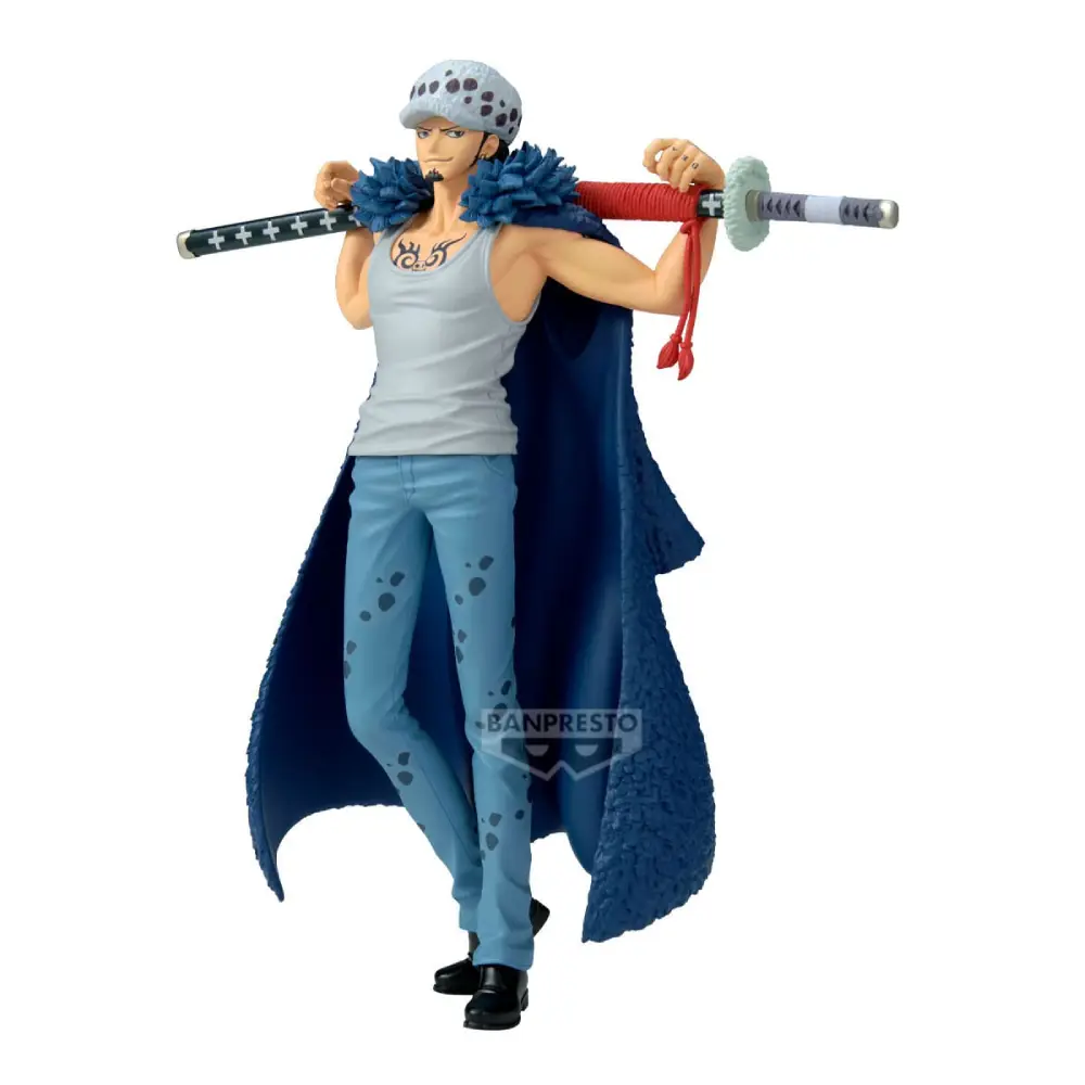 One Piece Trafalgar Law DXF Figur 20cm Grandline Series Special von Banpresto mit Nodachi Kikoku und ikonischer Pose