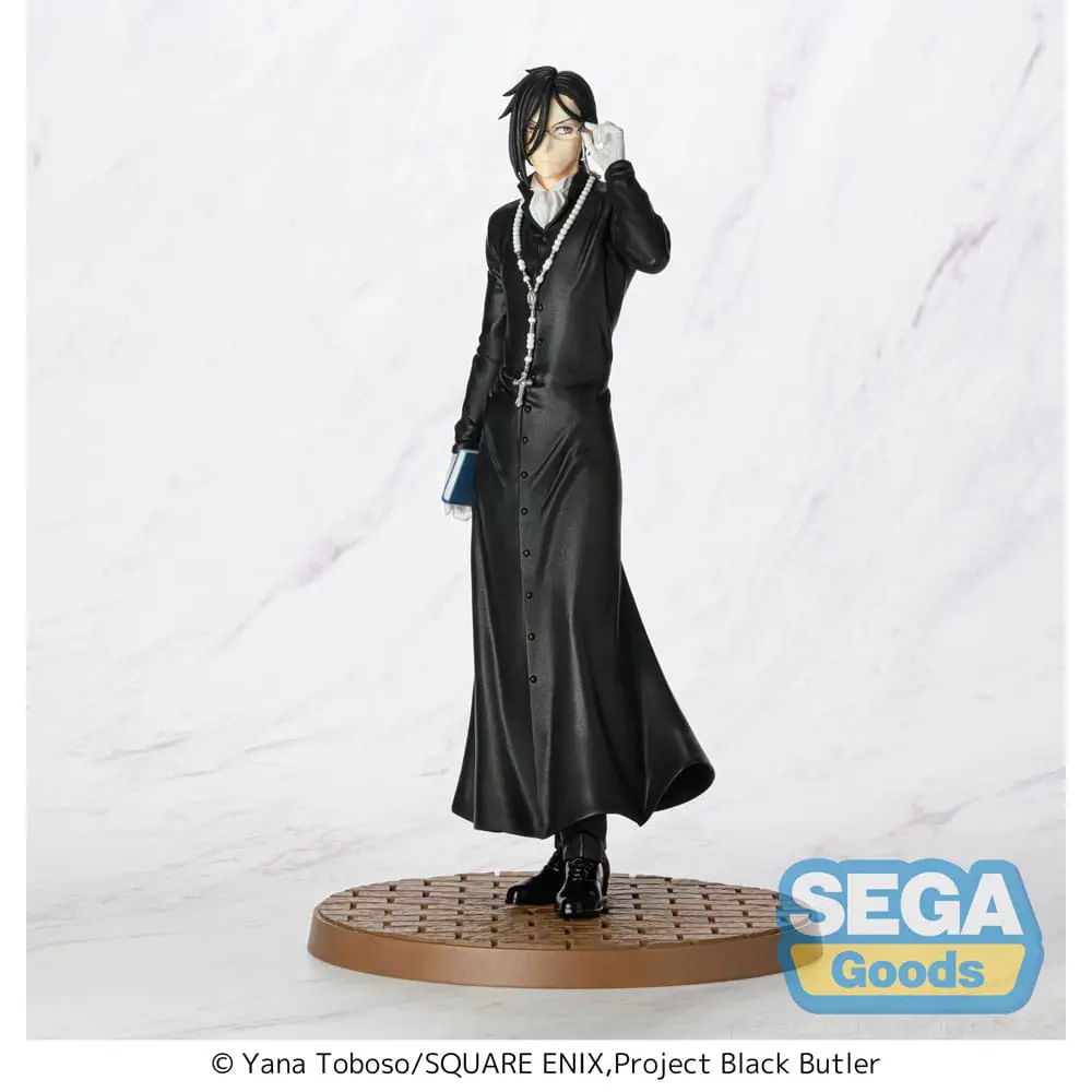Black Butler Sebastian Michaelis Luminasta PVC Statue aus dem Boarding School Arc. Ca. 22 cm – von Sega.