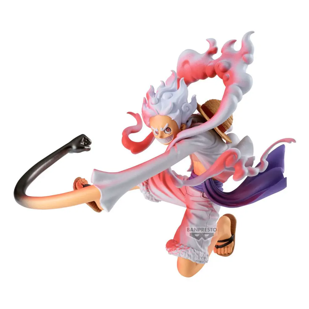 One Piece Luffy Gear5 Figur Special Version Battle Record Collection PVC Statue, der Kapitän der Strohhutbande. Ca. 13 cm groß – von Banpresto. In Karton geliefert.