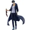Solo Leveling Sung Jinwoo Pop Up Parade L - Ca. 24 cm groß, im Hoodie mit Dolch in der rechten Hand – von Good Smile Company. Mit Base, in Karton geliefert.