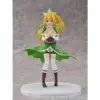 Sword Art Online Leafa Cantabile PVC Statue aus SAO. Ca. 20 cm groß, in dynamischer Pose mit ikonischem grün-weißen Outfit und wehendem goldblondem Haar – von CyberZ. Auf Blisterkarte geliefert.