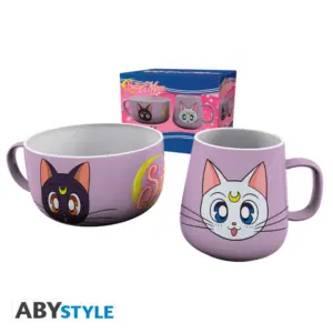 Sailor Moon - Frühstücksset - Luna & Artemis